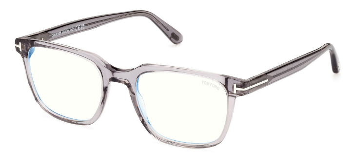 [Shiny Transparent Grey - "t" Logo - Blue Block]