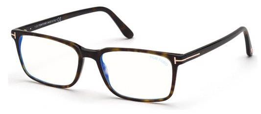 [Shiny Dark Havana - Shiny Rose Gold "t" Logo - Blue Block]