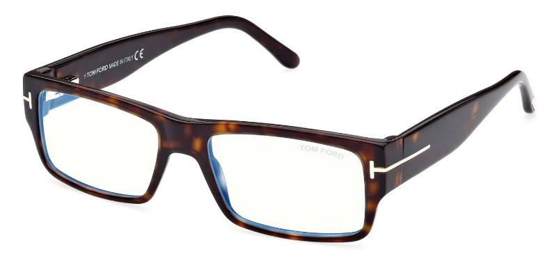 [Shiny Dark Havana - "t" Logo - Blue Block]