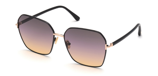 [Rose Gold - Black - Graident Smoke To Liliac To Sand]