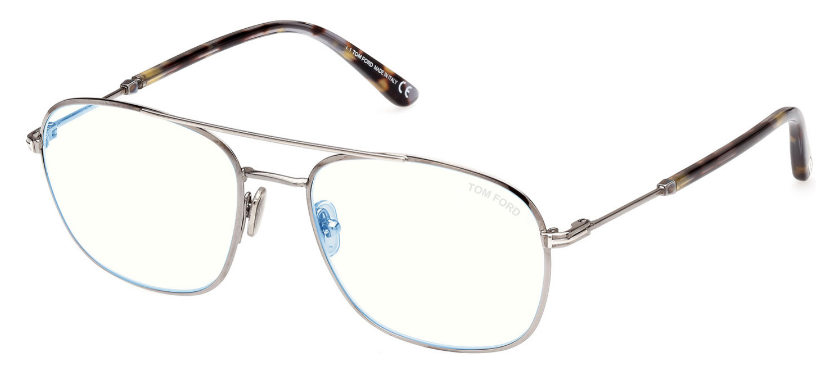 [Shiny Dark Gunmetal - "t" Logo - Blue Block]