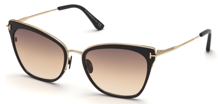 [Shiny Black Front W. Shiny Rose Gold - Peach]