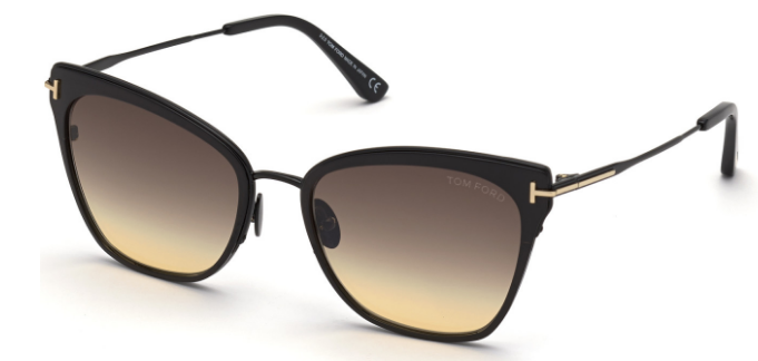 [Shiny Black Front W. Shiny Rose Gold - Grad. Smoke-To-Yellow]