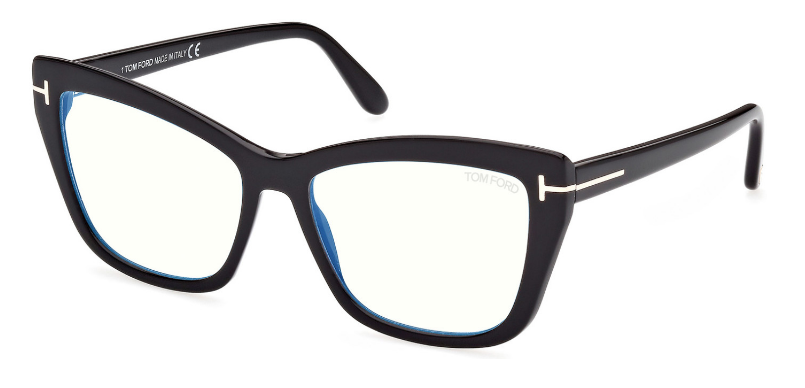 [Shiny Black - "t" Logo - Blue Block]