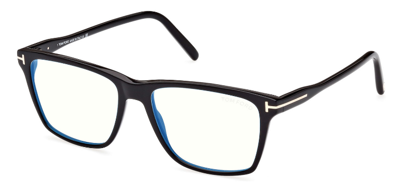 [Shiny Black - "t" Logo - Blue Block]