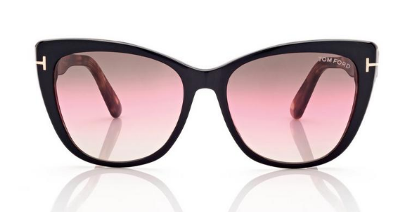 [Shiny Black & Antique Pink Havana - Grad. Brown - Pink -  Sand]