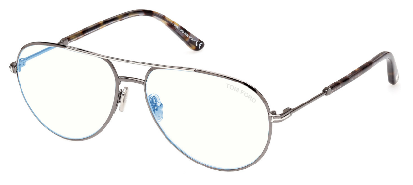 [Shiny Dark Gunmetal - "t" Logo - Blue Block]