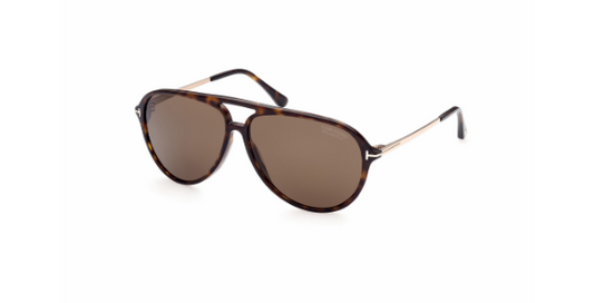 [Shiny Classic Dark Havana W. Shiny Rose Gold - Polarized Roviex]