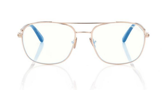 [Shiny Rose Gold - "t" Logo - Blue Block]