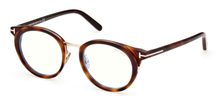 [Shiny Classical Havana - "t" Logo - Blue Block]