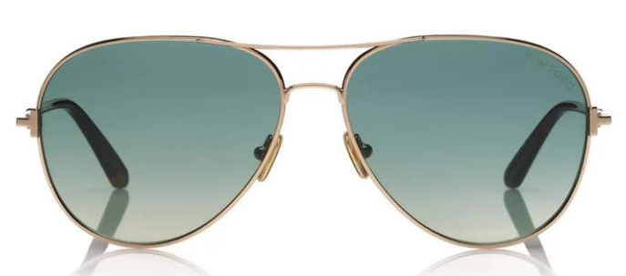 [Shiny Rose Gold - Classical Havana - Gradient Turquoise To Sand]