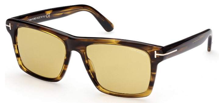 [Shiy Brown W. Amber Stripes - Yellow]