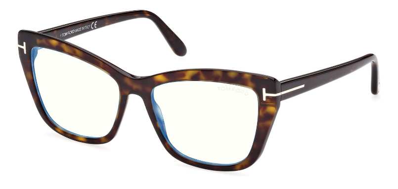 [Dark Havana - "t" Logo - Blue Block]