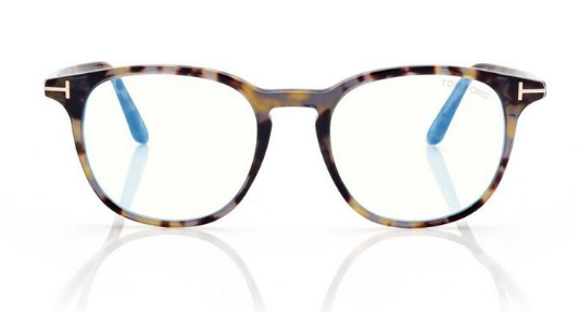 [Shiny Coloured Havana - "t" Logo - Blue Block]