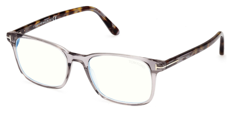 [Shiny Transparent Grey - "t" Logo - Blue Block]