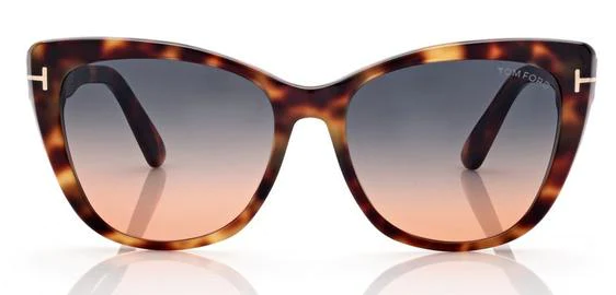 [Shiny Medium Blonde Havana - Gradient Blue To Amber]