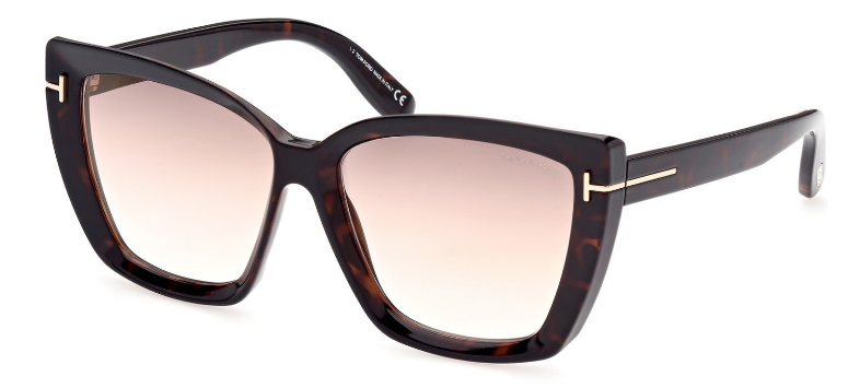 [Shiny Havana - Gradient Brown Lenses W. Light Gold Flash]