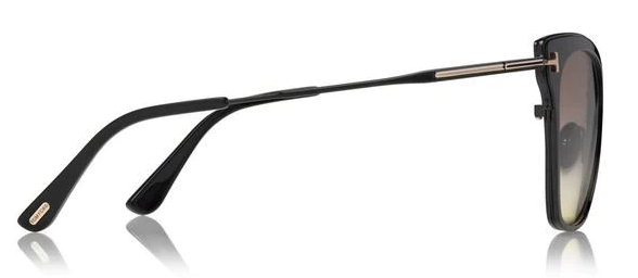 [Shiny Black Front W. Shiny Rose Gold - Grad. Smoke-To-Yellow]