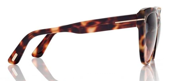 [Shiny Medium Blonde Havana - Gradient Blue To Amber]