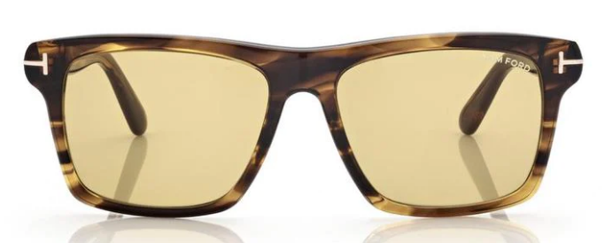 [Shiy Brown W. Amber Stripes - Yellow]