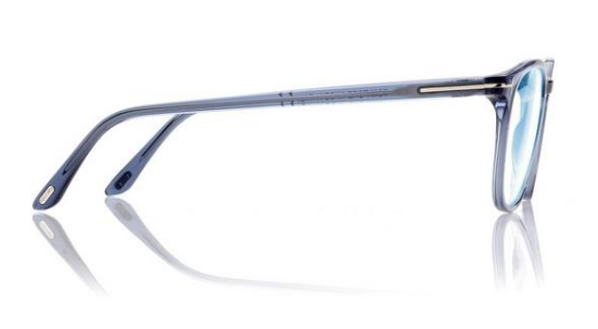 [Shiny Transparent Blue -  "t" Logo - Blue Block]