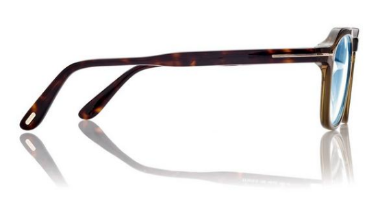 [Shiny Transparent Olive - "t" Logo - Blue Block]