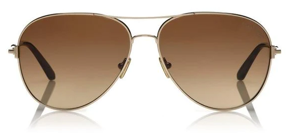 [Shiny Rose Gold - Classic Dark Havana - Gradient Brown]