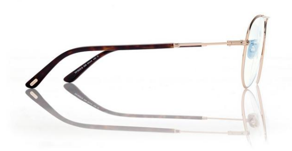 [Shiny Rose Gold - "t" Logo - Blue Block]