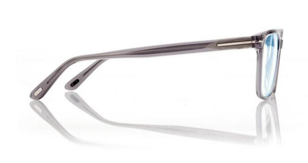 [Shiny Transparent Grey - "t" Logo - Blue Block]