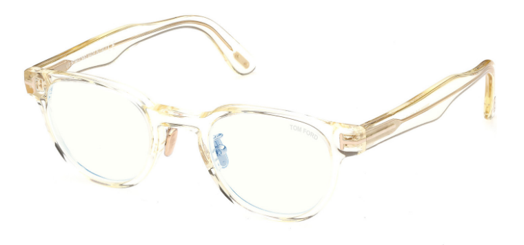 [Shiny Transparent Light Yellow - "t" Logo - Blue Block]