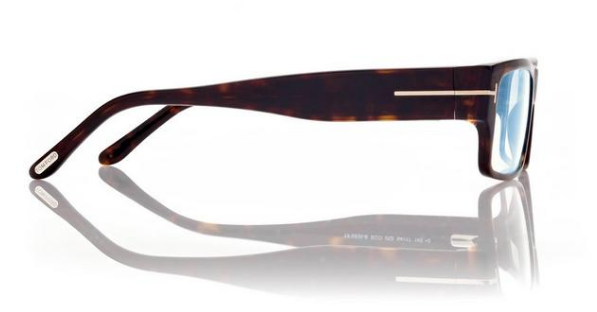 [Shiny Dark Havana - "t" Logo - Blue Block]