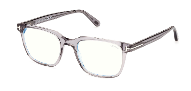 [Shiny Transparent Grey -  "t" Logo - Blue Block]