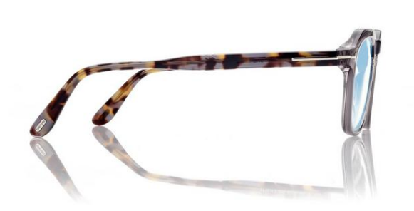 [Shiny Transparent Grey -"t" Logo - Blue Block]