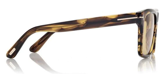 [Shiy Brown W. Amber Stripes - Yellow]