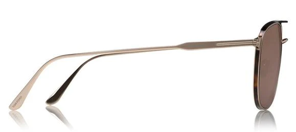 [Shiny Rose Gold W. Classic Dk Havana - Brown]