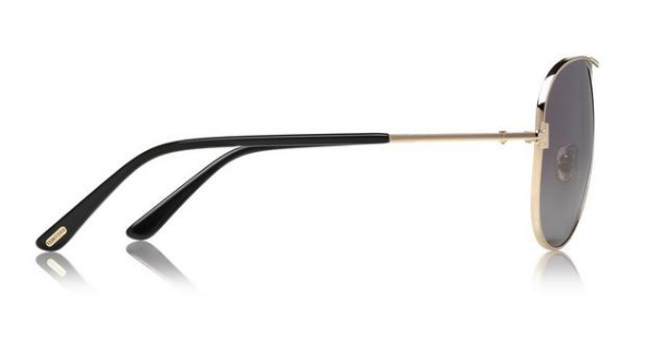 [Shiny Rose Gold - Black - Polarized Gradient Smoke]